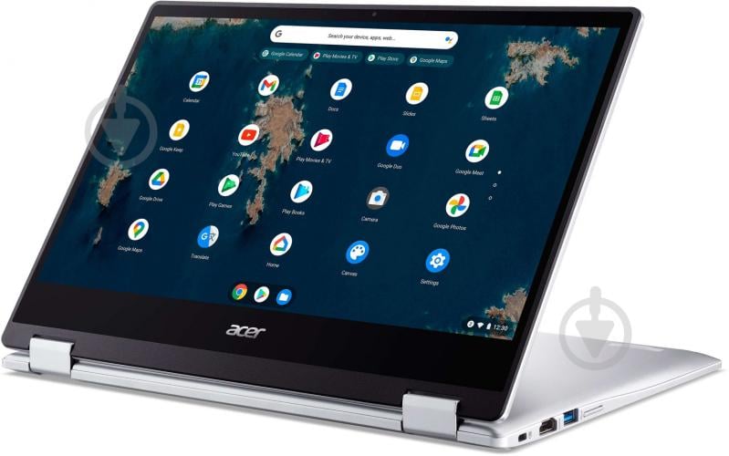 Ноутбук Acer Chromebook Spin 314 CP314-1HN-C7ZE 14" (NX.AZ3EU.001) pure silver - фото 3