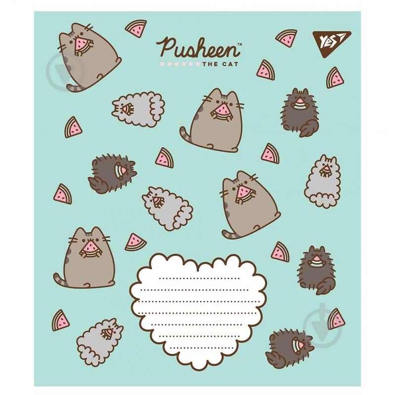 Зошит шкільний Pusheen 12 аркушів лінія 766547 YES - фото 3