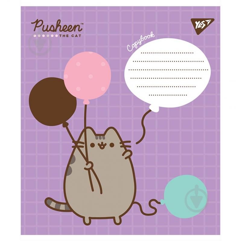 Зошит шкільний Pusheen 12 аркушів лінія 766547 YES - фото 4