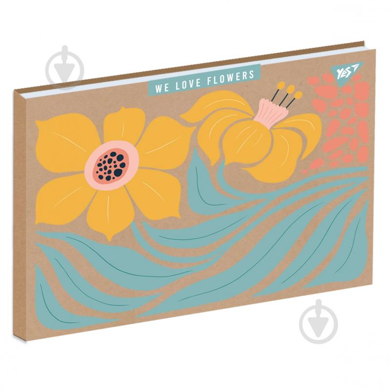 Альбом для рисования Flowers 130582 YES - фото 1