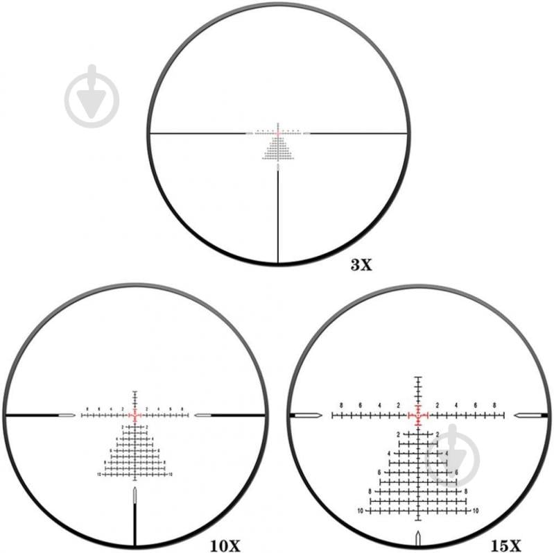 Приціл оптичний Discovery ED-LHT GEN2 3-15x50 SFIR FFP-Z MRAD (30 мм, підсвічування). Для .22-.50BMG - фото 9 Приціл оптичний Discovery ED-LHT GEN2 3-15x50 SFIR FFP-Z MRAD (30 мм, підсвічування). Для .22-.50BMG - фото 9
