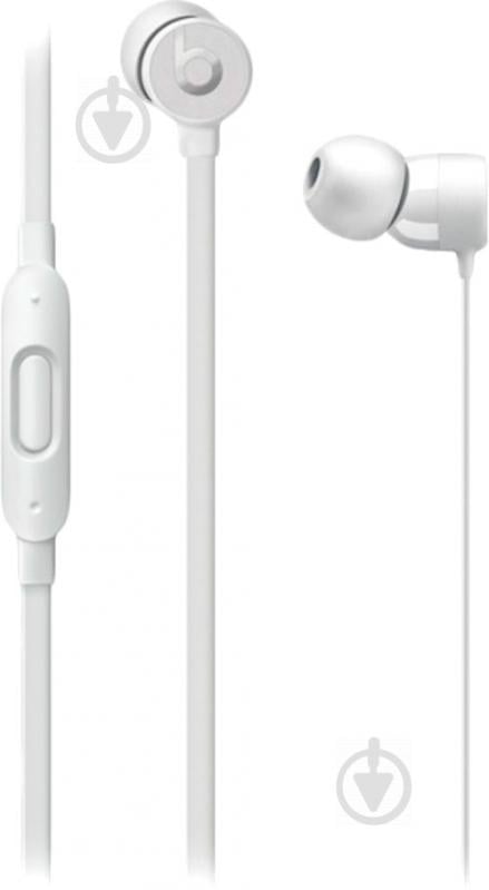 Навушники Beats silver Earphones with Lightning Connector - фото 1