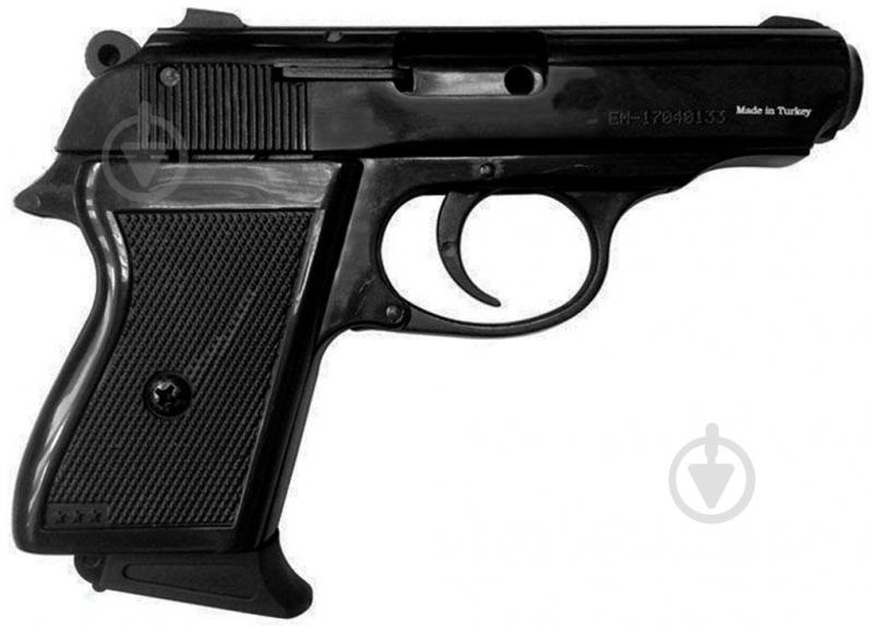Пистолет сигнальный Ekol Voltran Major Black (Walther PPK) - фото 1 Пистолет сигнальный Ekol Voltran Major Black (Walther PPK) - фото 1