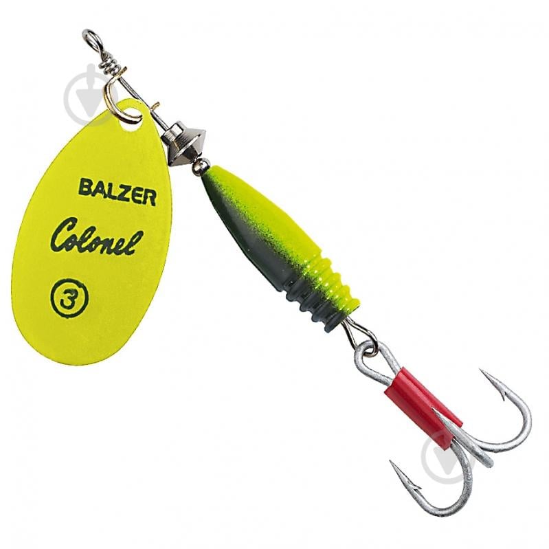 Блесна Balzer 5 г вертушка Colonel Classic Yellow желтый - фото 1
