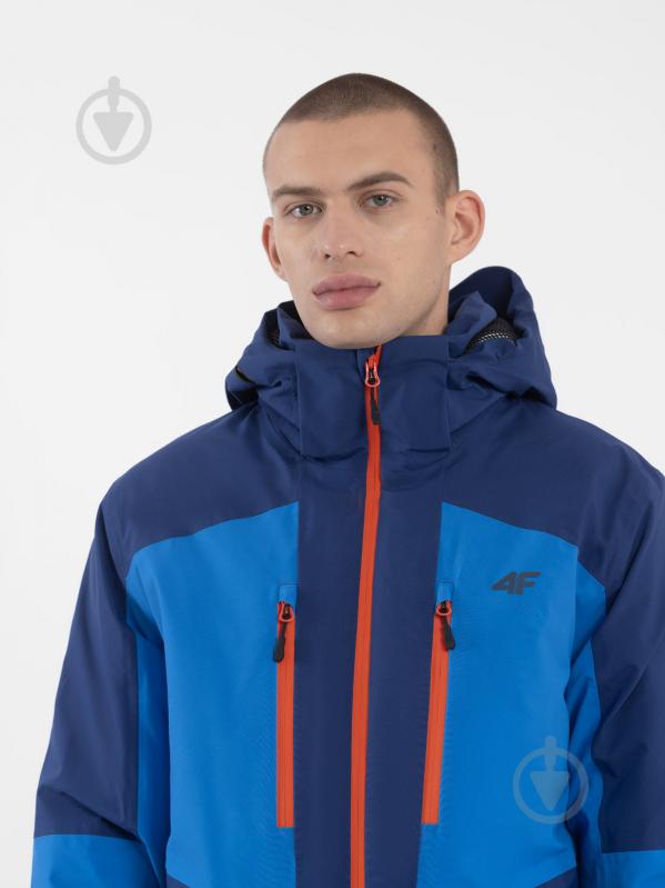 Куртка 4F TECHNICAL JACKET M345 4FAW23TTJAM345-31S р.M синя - фото 4