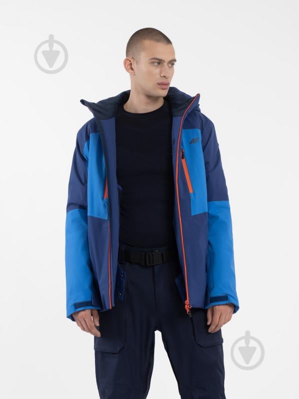 Куртка 4F TECHNICAL JACKET M345 4FAW23TTJAM345-31S р.M синя - фото 2