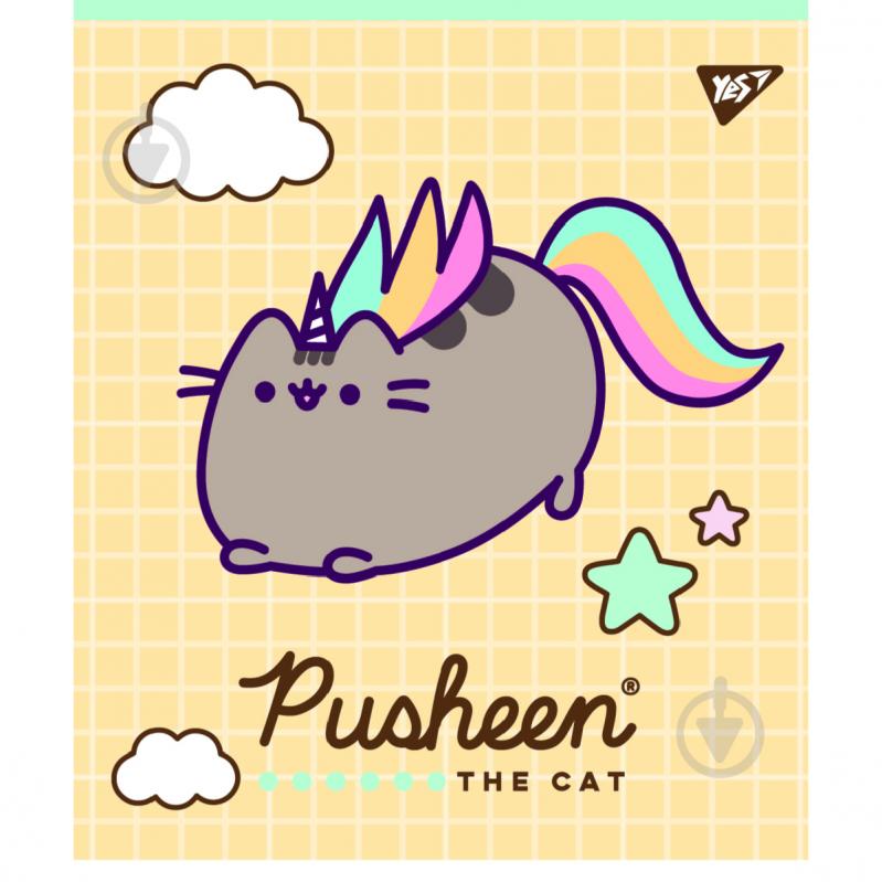 Тетрадь школьная Pusheen А5 12 листов клетка YES - фото 3