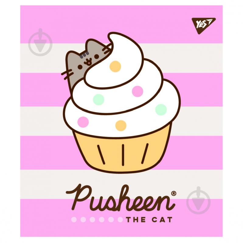 Тетрадь школьная Pusheen А5 12 листов клетка YES - фото 4