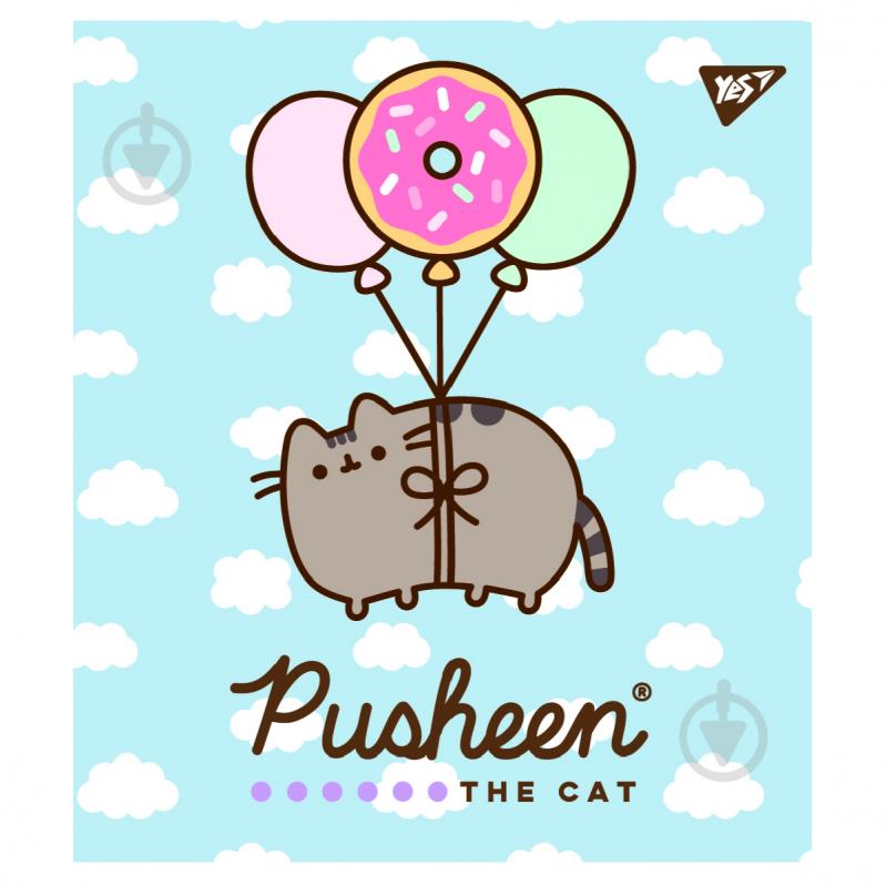 Тетрадь школьная Pusheen А5 12 листов клетка YES - фото 5