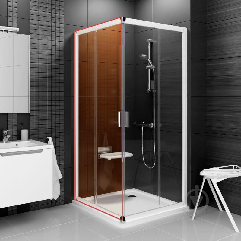 Елемент душової кабіни Ravak BLRV2K-80 Білий TRANSPARENT, 1 з 2 - фото 1
