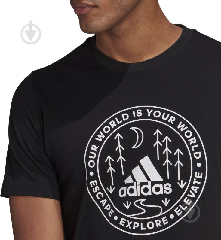 ᐉ Футболка Adidas M CRCL XPLR T GL2840 р.2XL черный • Купить в Киеве,  Украине • Лучшая цена в Эпицентр К