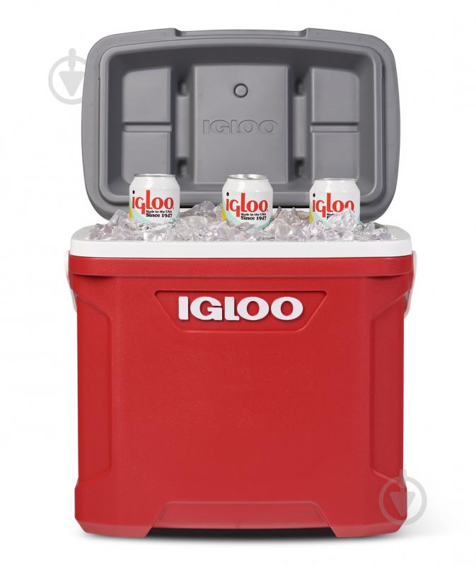 Контейнер изотермический Igloo Latitude 30 28 л красный - фото 2