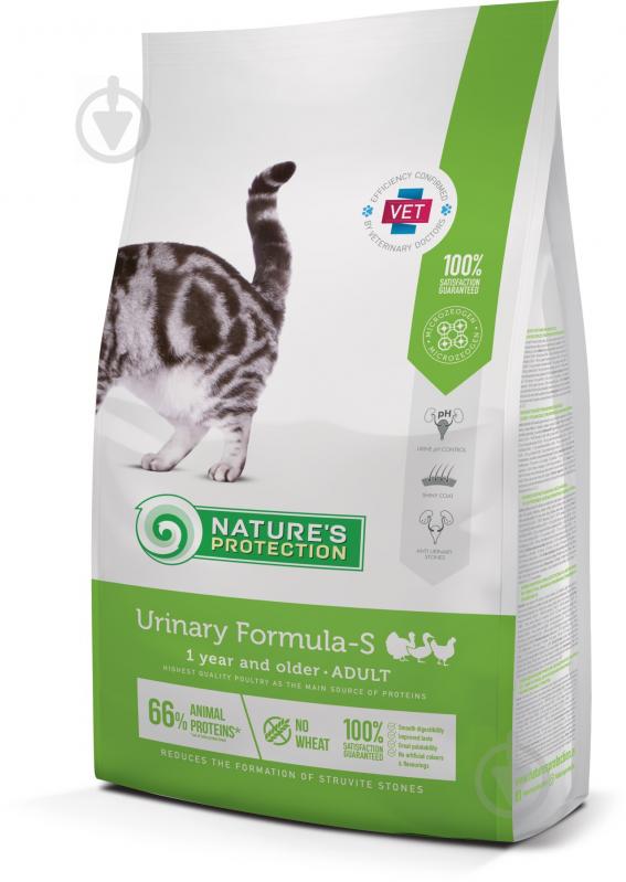 Корм Nature's Protection Urinary Formula-S Adult м’ясо птиці 7 кг - фото 1