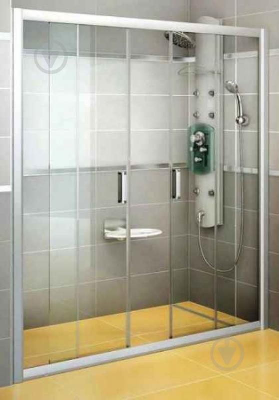 Душові двері Ravak BLDP4-150 Сатин TRANSPARENT - фото 1