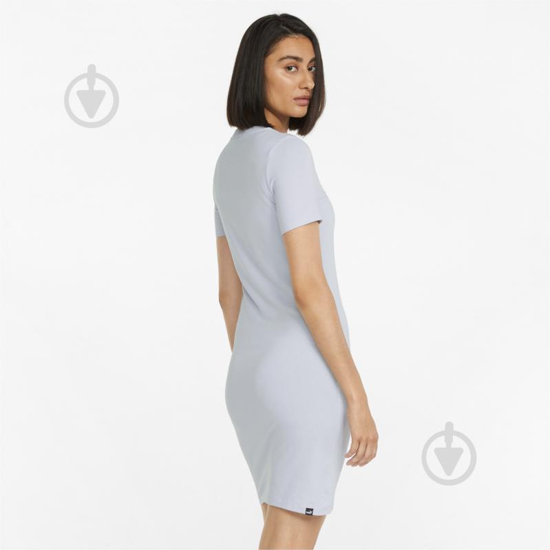 Футболка Puma ESS Slim Tee Dress 84834983 р.M светло-голубой - фото 3