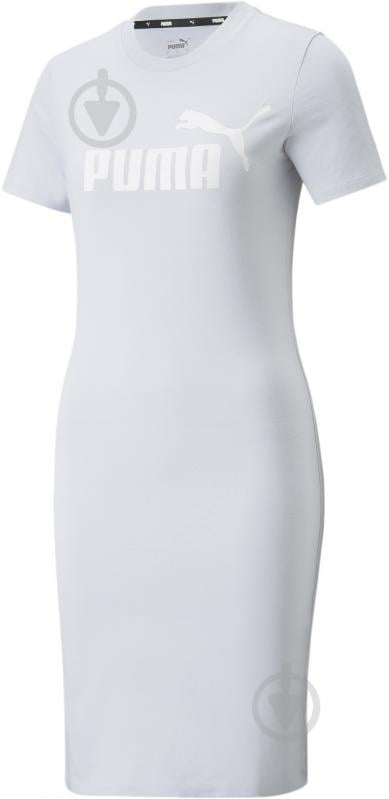 Футболка Puma ESS Slim Tee Dress 84834983 р.M светло-голубой - фото 5