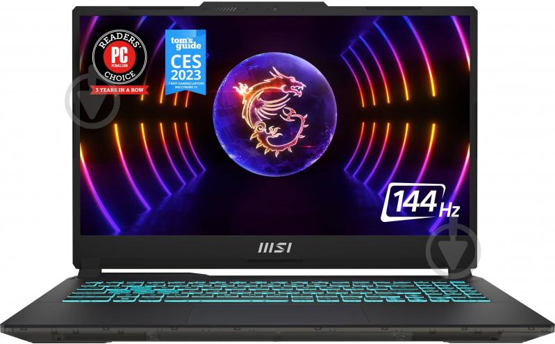 Ноутбук MSI Cyborg 15 15,6" (CYBORG_15_A12VF-673XUA) black - фото 1