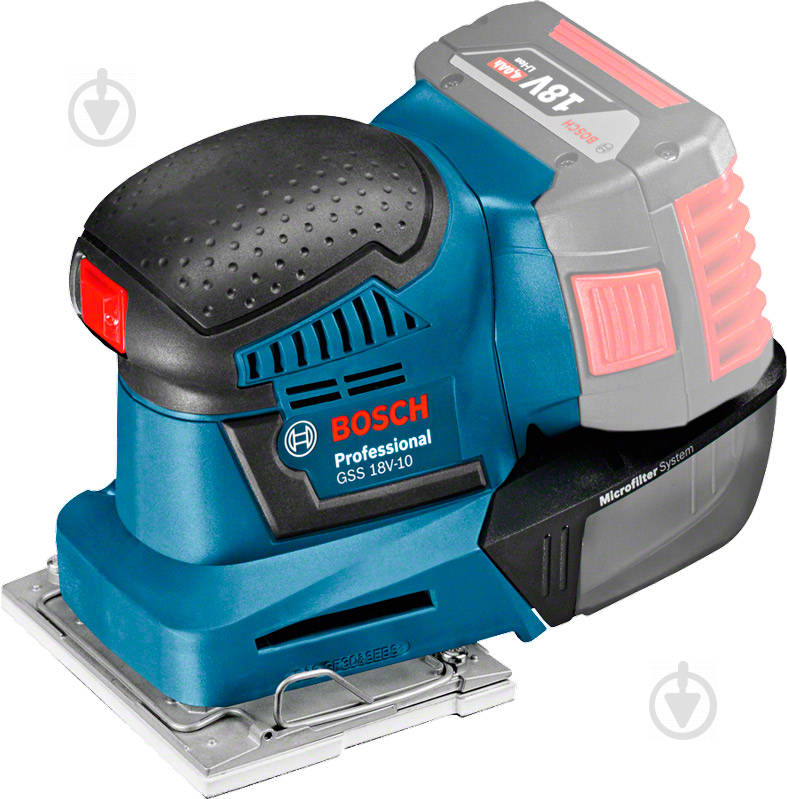 Віброшліфмашина Bosch Professional GSS 18V-10 соло 06019D0200 - фото 1