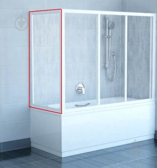 Боковая стенка для ванной Ravak APSV-75 Белый TRANSPARENT - фото 2