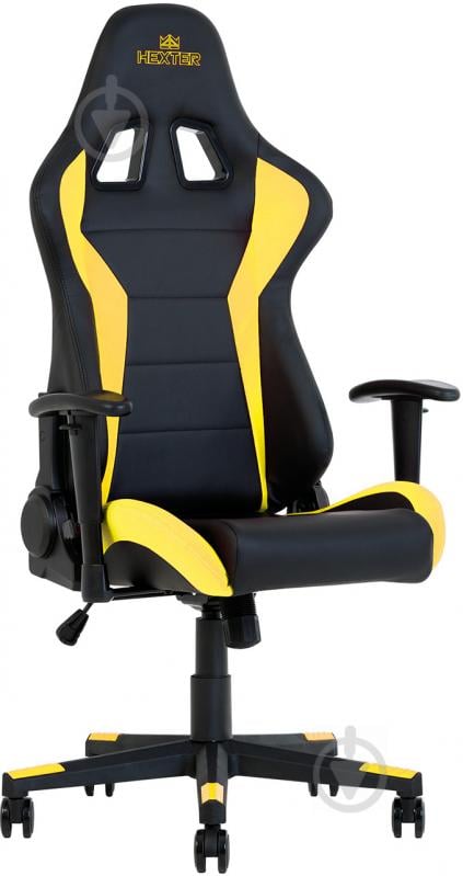 Крісло Hexter ML R1D TILT PL70 ECO/01 BLACK/YELLOW FR чорний/жовтий - фото 3