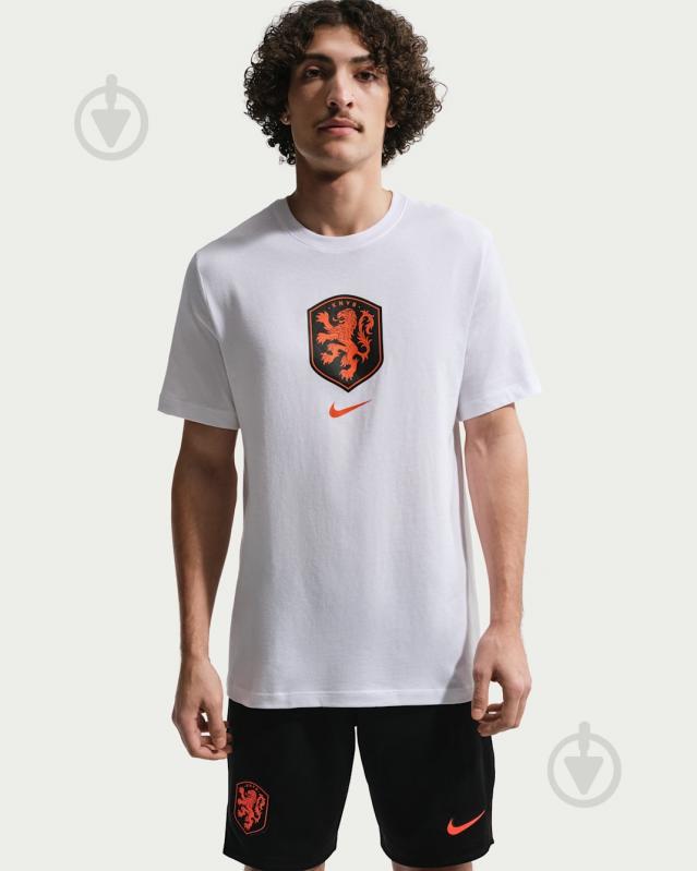 Футболка Nike KNVB M NK CREST TEE IH2189-100 р.L белый - фото 1