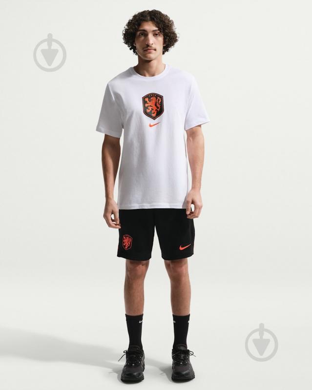 Футболка Nike KNVB M NK CREST TEE IH2189-100 р.L белый - фото 4