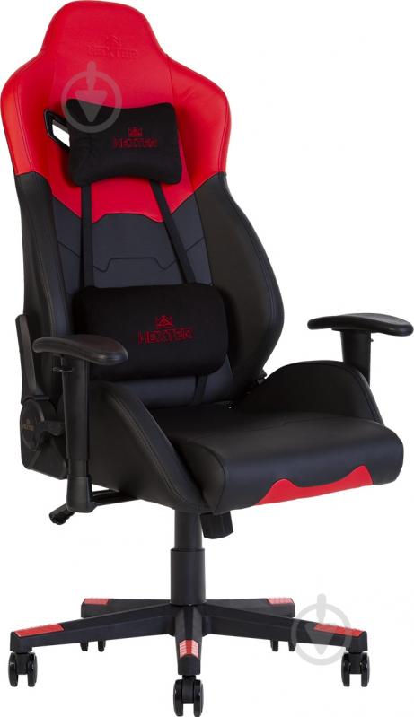 Кресло Hexter MX R1D TILT PL70 ECO/01 BLACK/RED FR черный/красный - фото 1