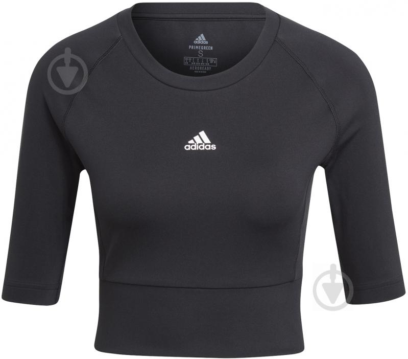 Футболка Adidas W SPRT4IA CROP GL3924 р.M чорний - фото 2