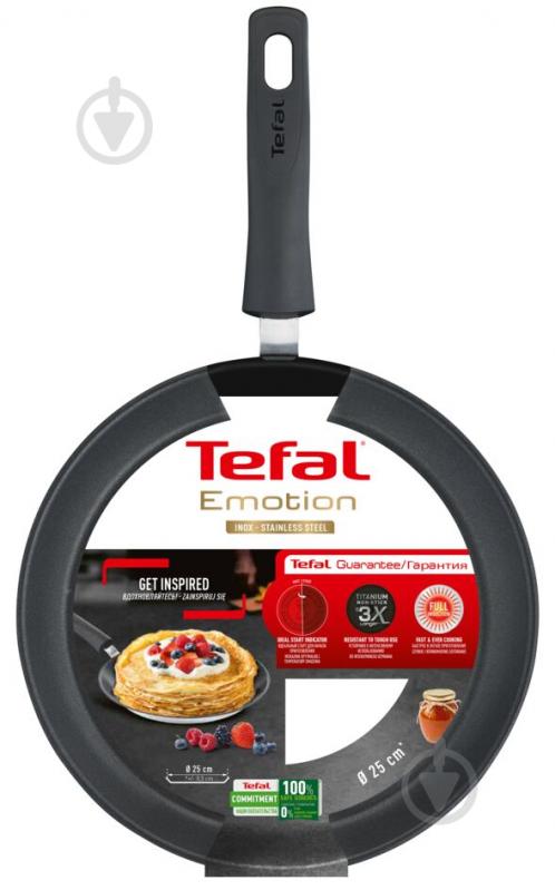 Сковорода для млинців Emotion 25 см E3003804 Tefal - фото 5