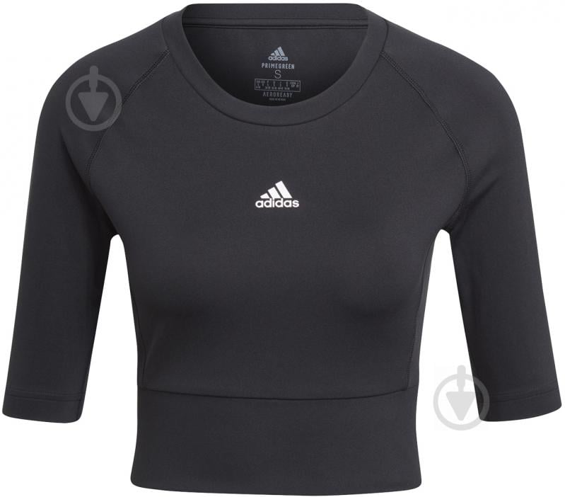 Футболка Adidas W SPRT4IA CROP GL3924 р.L черный - фото 2