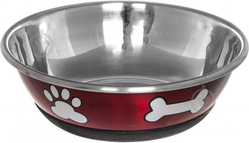 Миска Lilli Pet Metal Star Bones 350 мл 20-5642 - фото 1