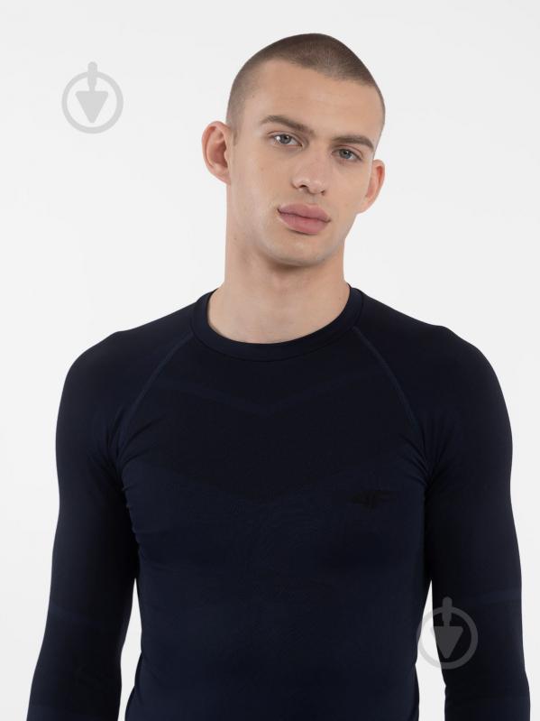 Футболка з довгим рукавом 4F SEAMLESS UNDERWEAR M103 4FAW23USEAM103-31S р.L-XL синій - фото 3