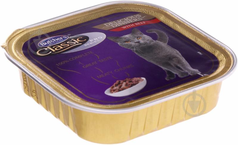 Корм Butcher's PRO Classic DELICIOUS с телятиной 100 г - фото 1