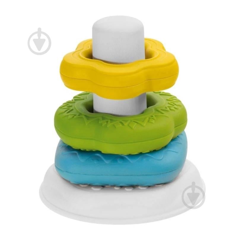 Игрушка-сортер Chicco 2 в 1 "Ring Tower" 09372.10 - фото 2