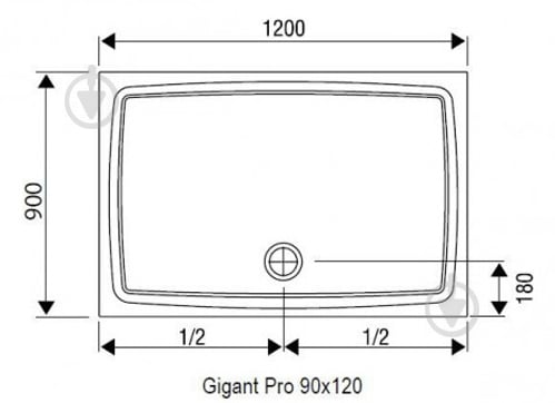 Поддон душевой Ravak Gigant 120x90 LA - фото 3
