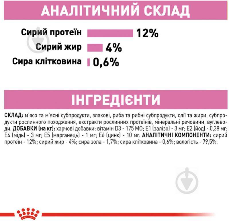 Корм влажный для котят Royal Canin Kitten Instinctive в желе мясо 85 г - фото 8