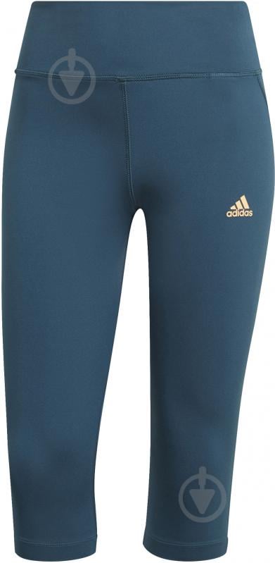 Лосины Adidas W SPRT4IA CAPRI GL3955 р.M зеленый - фото 1