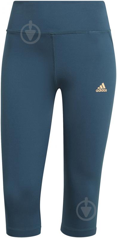 Лосины Adidas W SPRT4IA CAPRI GL3955 р.S зеленый - фото 2
