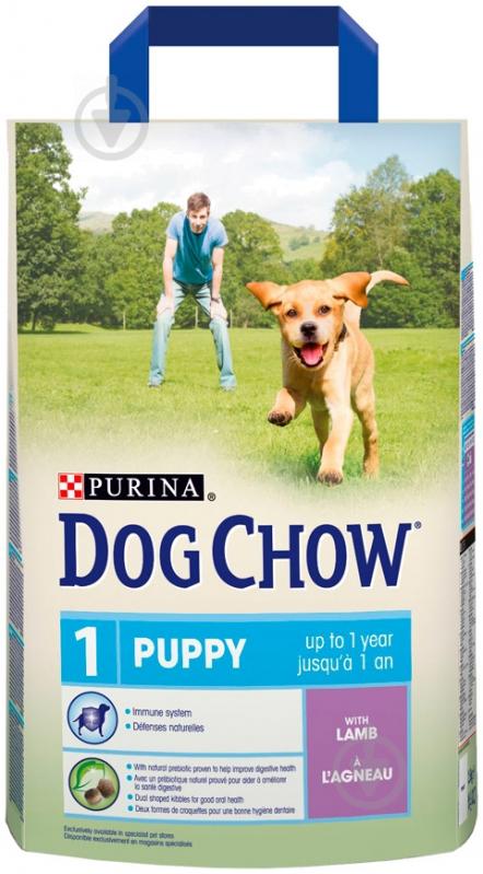 Корм для усіх порід Purina Dog Chow Puppy з ягням 12233223 2,5 кг - фото 1