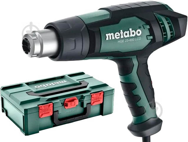 Фен будівельний Metabo HGE 23-650 LCD 603065500 - фото 3