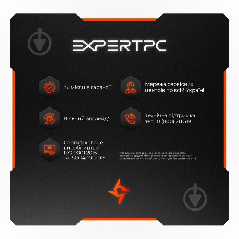 Компьютер персональный Expert PC Ulrtx 3050mate (A5500.16.H2S2.3050.B1325) black - фото 10