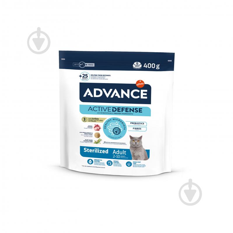 Корм Advance Sterilized з індичкою та ячменем 400 г - фото 1