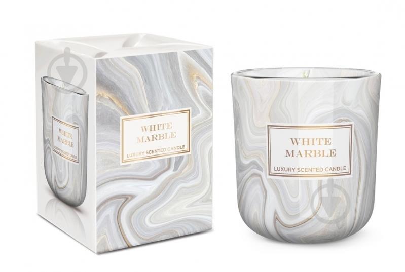 Свічка ароматична Bartek Candles Мармур (150 г) - фото 1 Свічка ароматична Bartek Candles Мармур (150 г) - фото 1