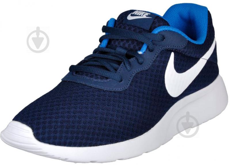 Кроссовки мужские демисезонные Nike TANJUN 812654-414 р.45 синие - фото 1