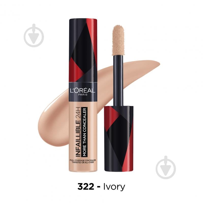 Консилер L'Oreal Paris Infaillible More than concealer 322 Слоновая кость 11 мл - фото 1