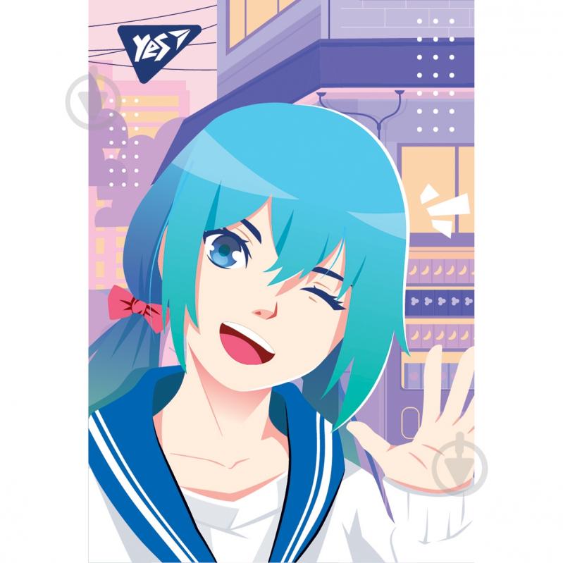 Блокнот YES 48 лист. клетка Anime 151694 - фото 2