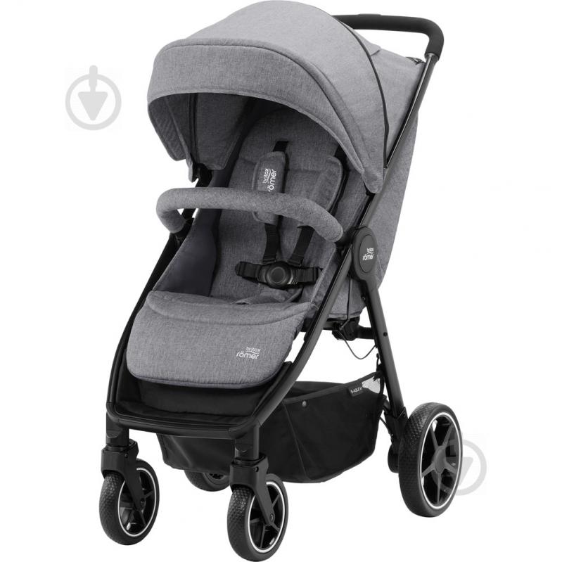 Коляска прогулочная Britax-Romer B-Agile M Elephant Grey 2000032524 - фото 1