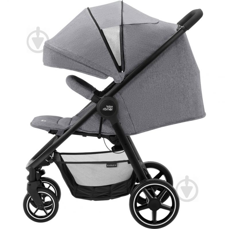 Коляска прогулочная Britax-Romer B-Agile M Elephant Grey 2000032524 - фото 2