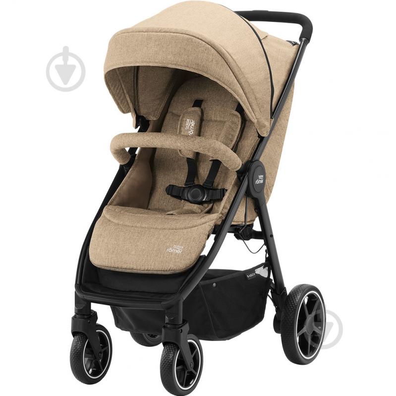 Коляска прогулочная Britax-Romer B-Agile M Linen Beige 2000032525 - фото 1