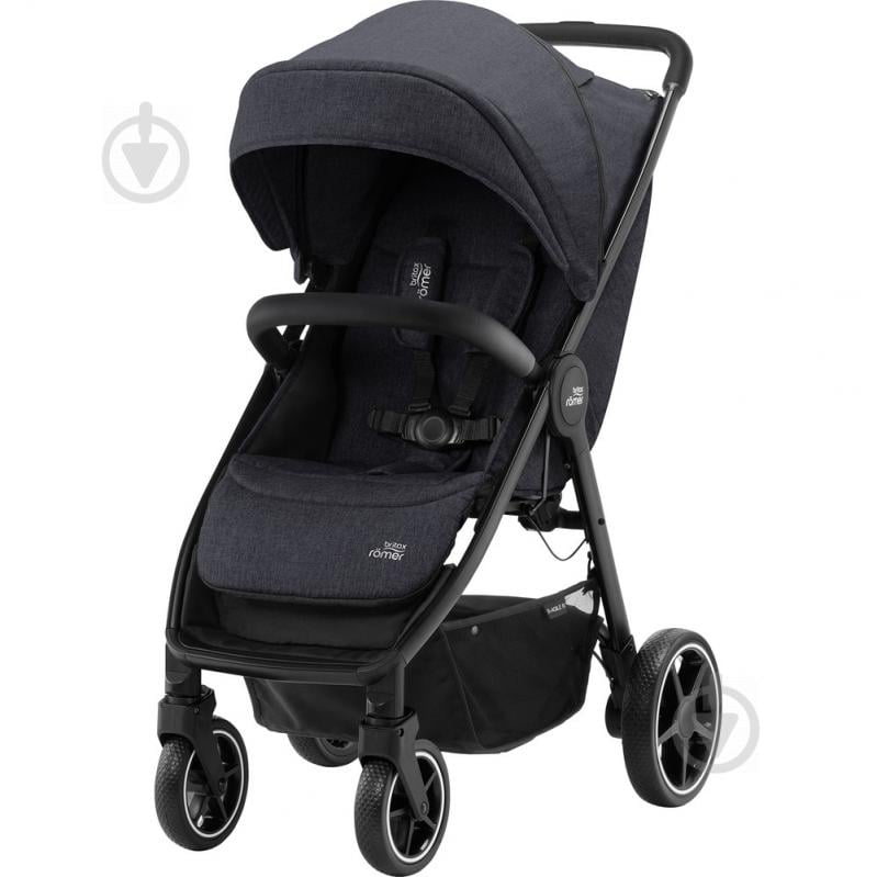 Коляска прогулочная Britax-Romer B-Agile R Black Shadow/Black 2000032871 - фото 1